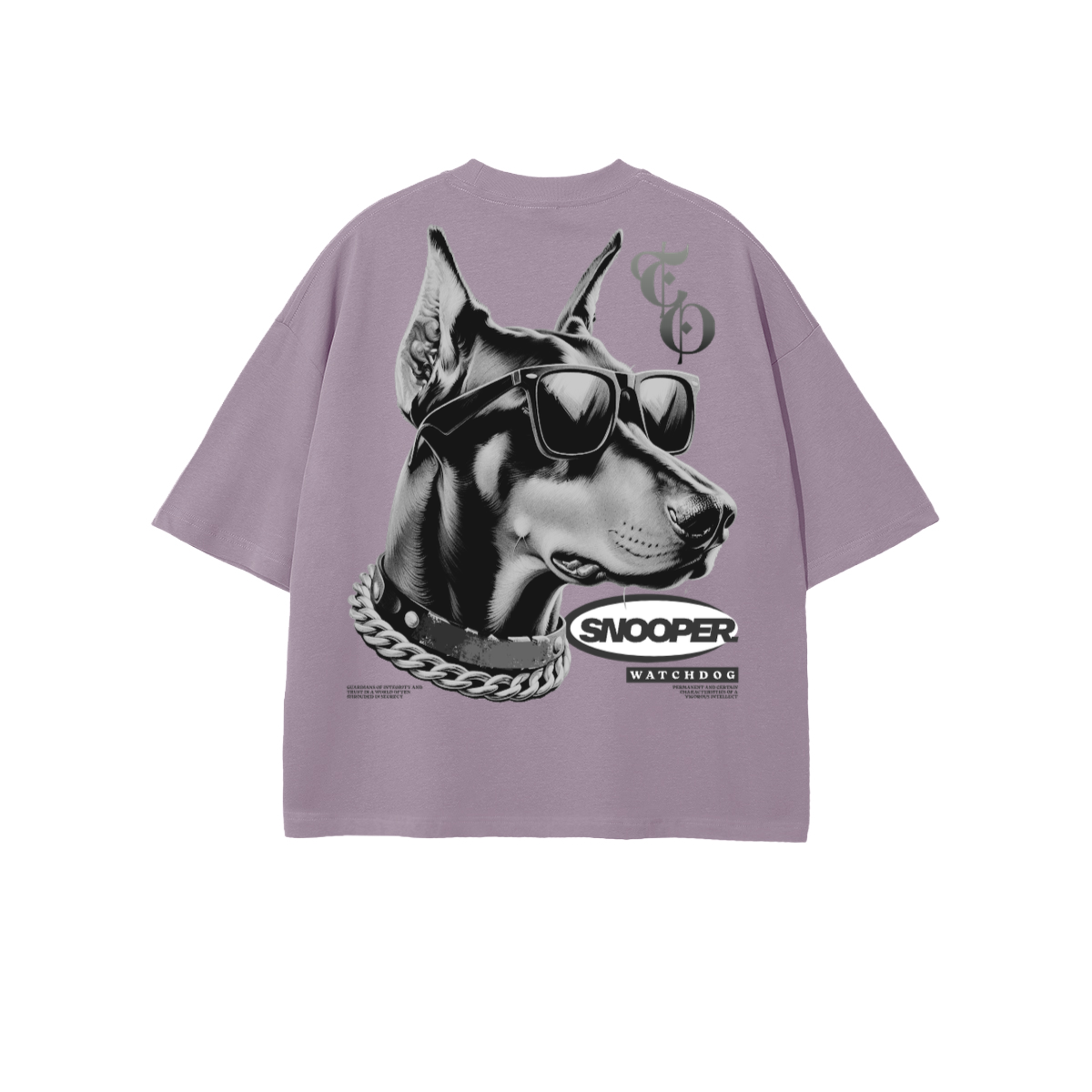 Snooper Cropped Oversized T-Shirt - The One PR