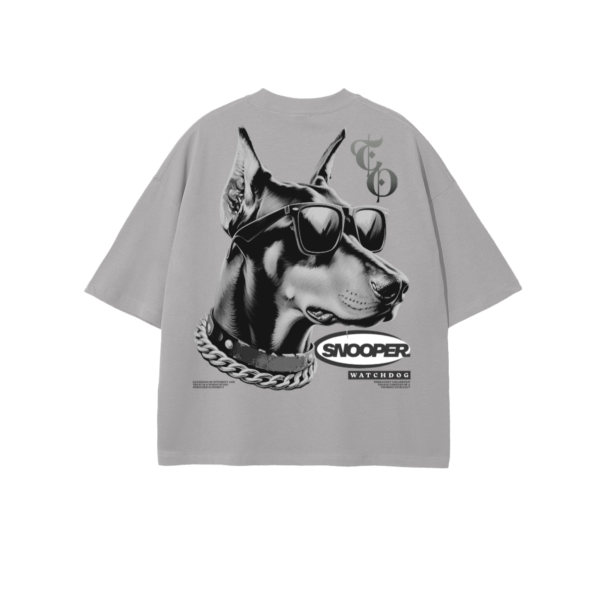Snooper Cropped Oversized T-Shirt - The One PR