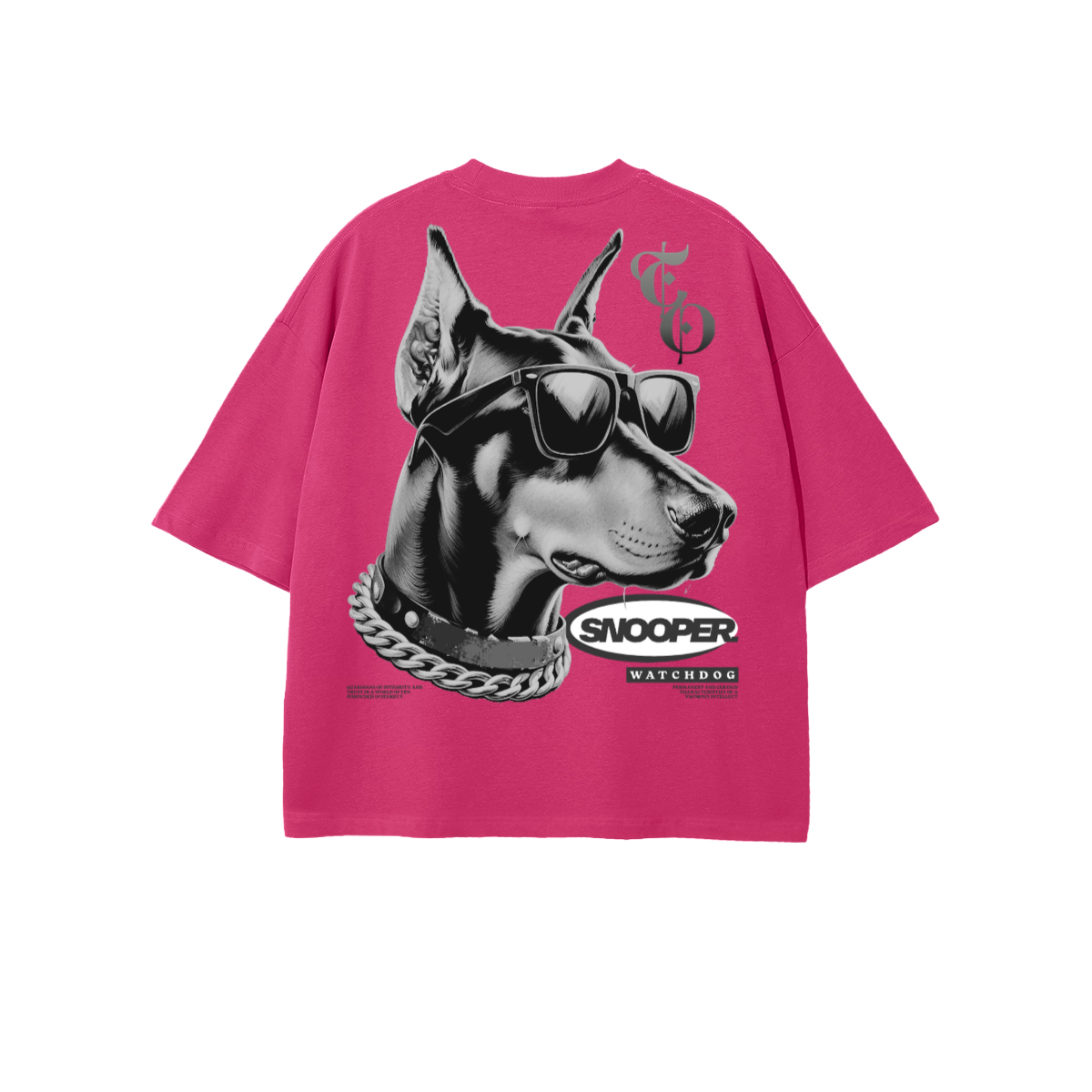 Snooper Cropped Oversized T-Shirt - The One PR