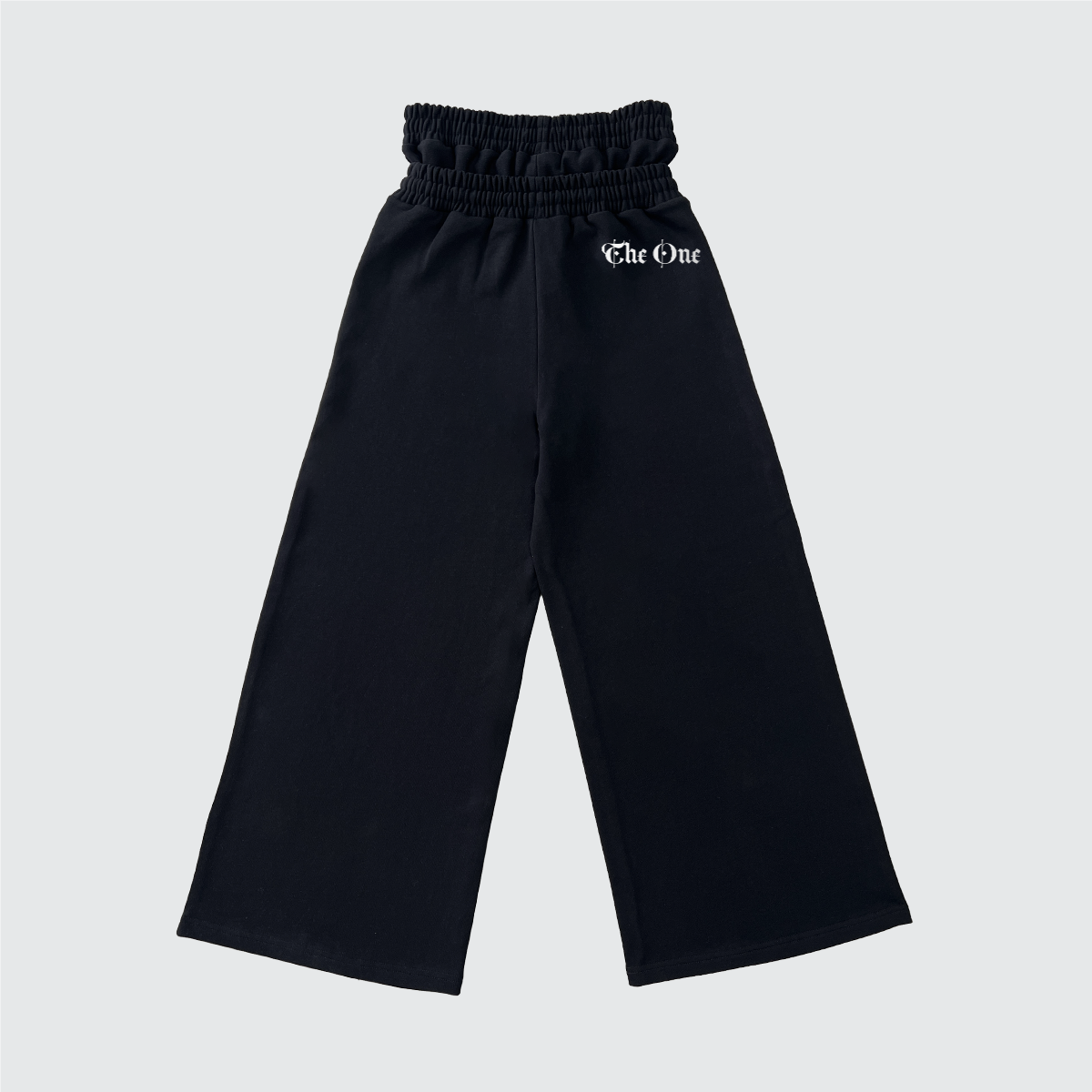 The One Heavyweight Double Waist Cotton French Terry Wide-Leg Sweatpants