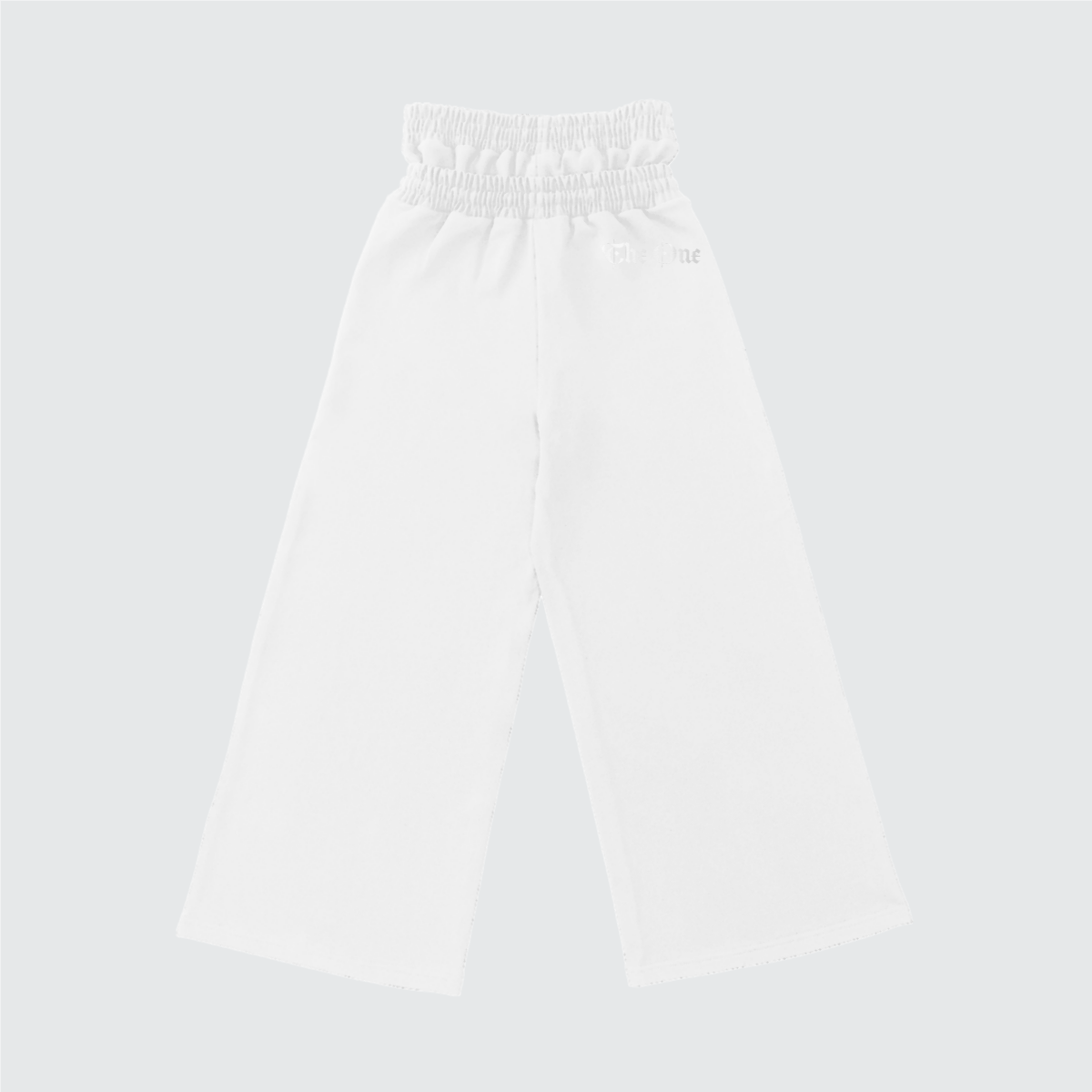 The One Heavyweight Double Waist Cotton French Terry Wide-Leg Sweatpants