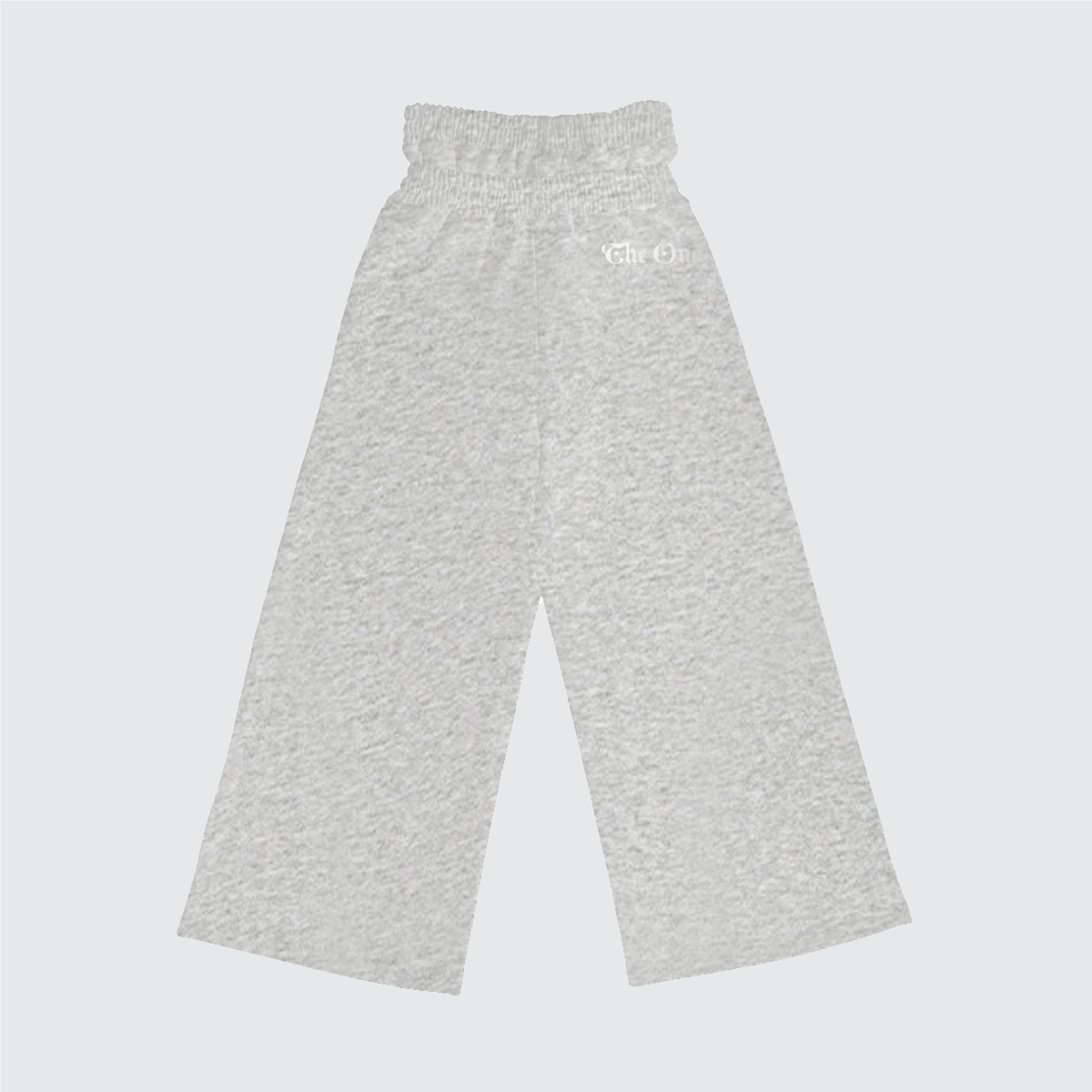 The One Heavyweight Double Waist Cotton French Terry Wide-Leg Sweatpants