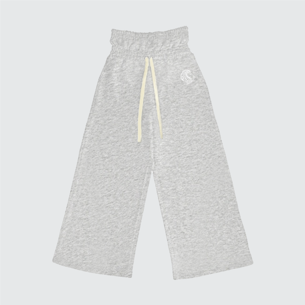 The One Heavyweight Double Waist Cotton French Terry Wide-Leg Sweatpants