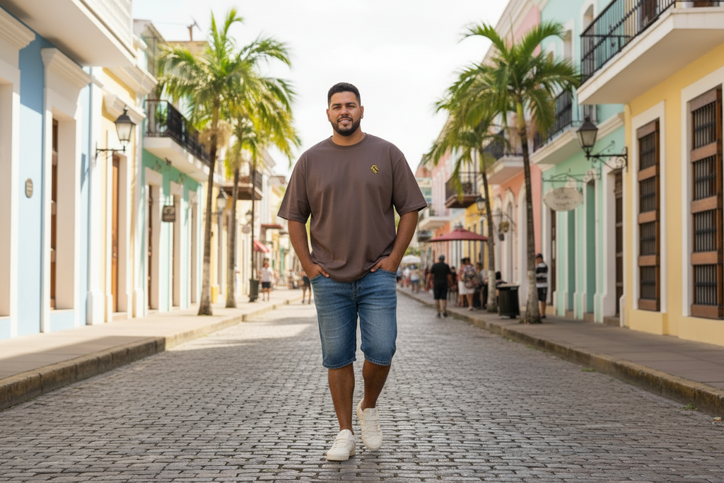 The One Garment-Dyed Drop-Shoulder Tee