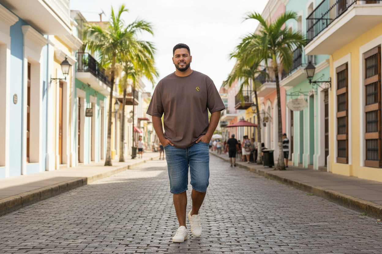 The One Garment-Dyed Drop-Shoulder Tee