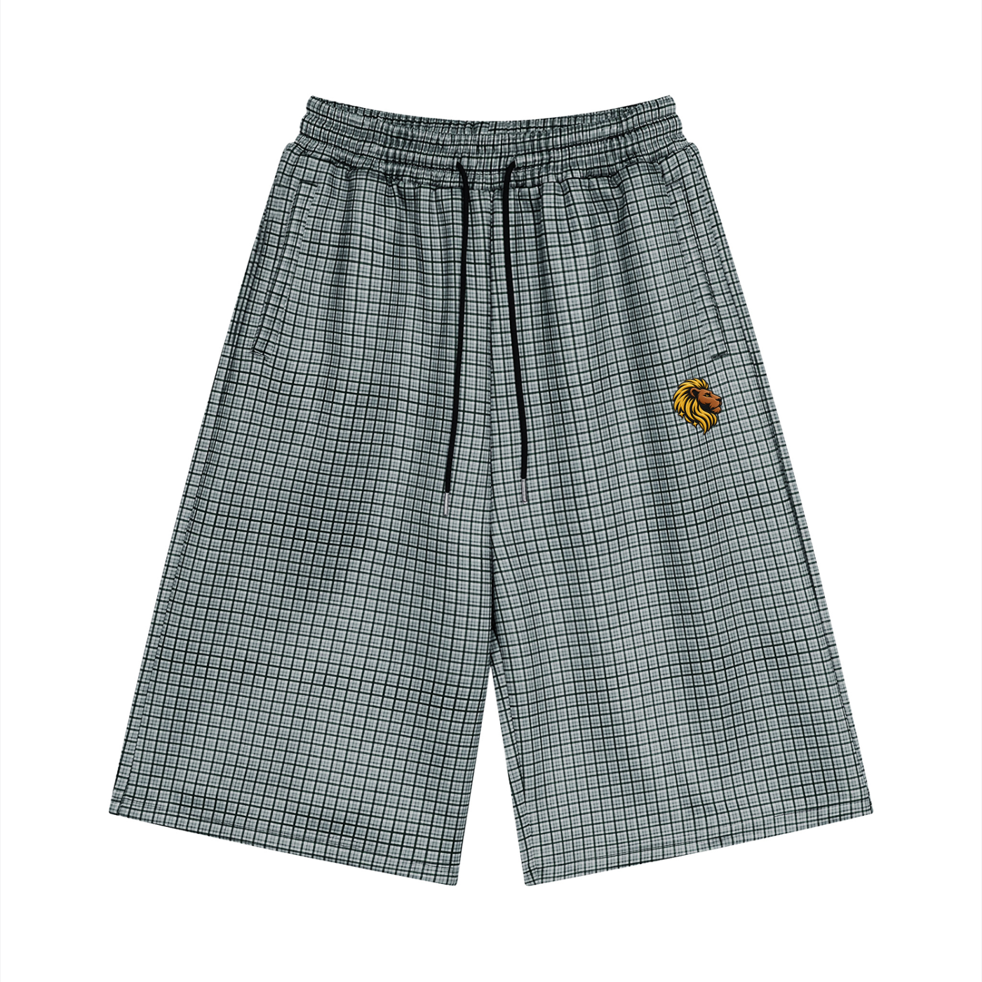 The One Plaid Drawstring Shorts