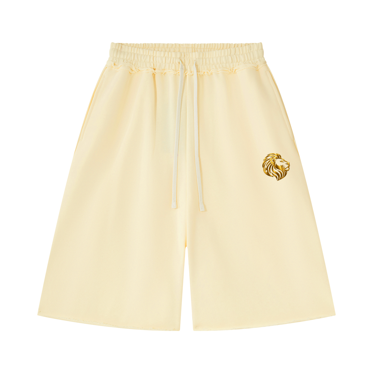 The One Pantalones Cortos Gruesos Bordes sin Rematar