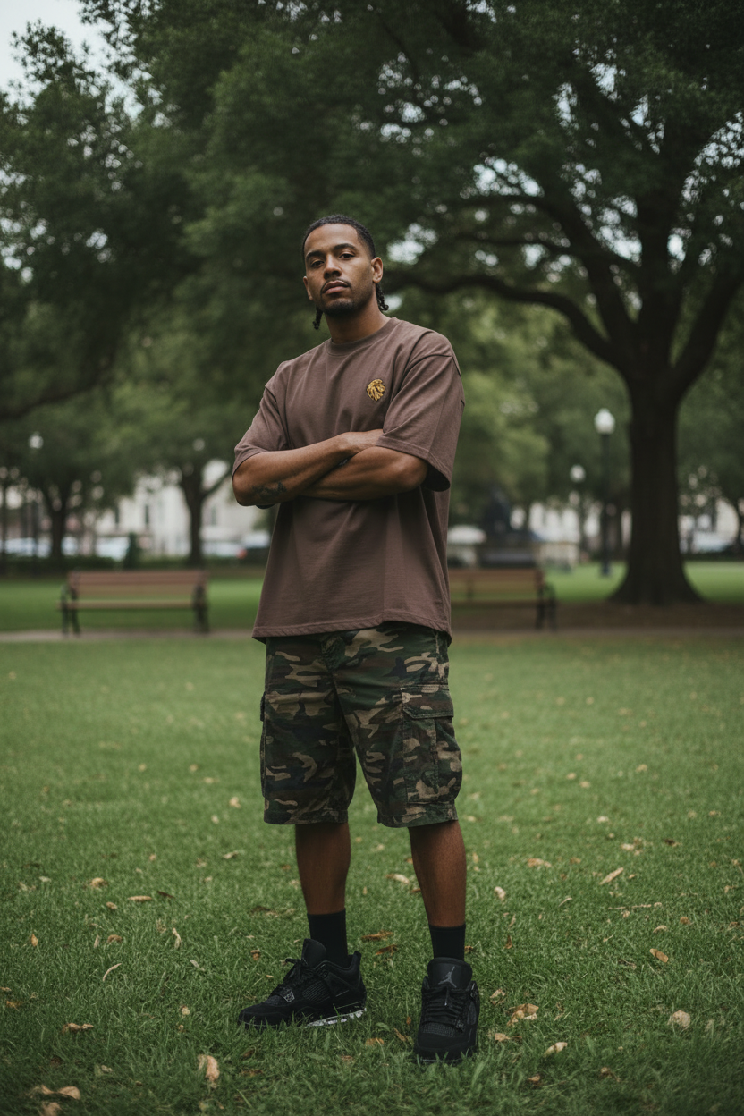 The One Dyed Oversize Drop Shoulder Tee