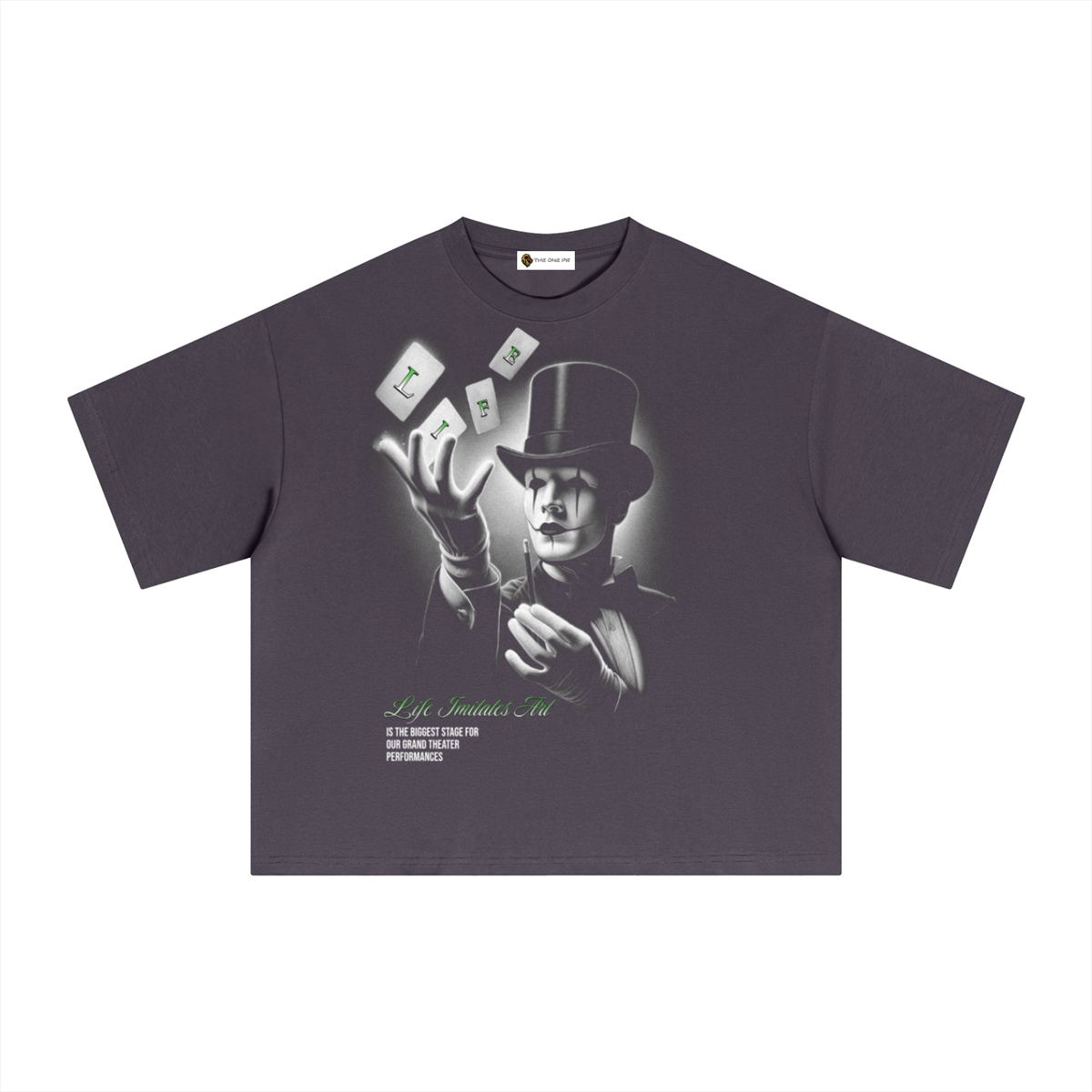 Life Imitates Art Camiseta Boxy