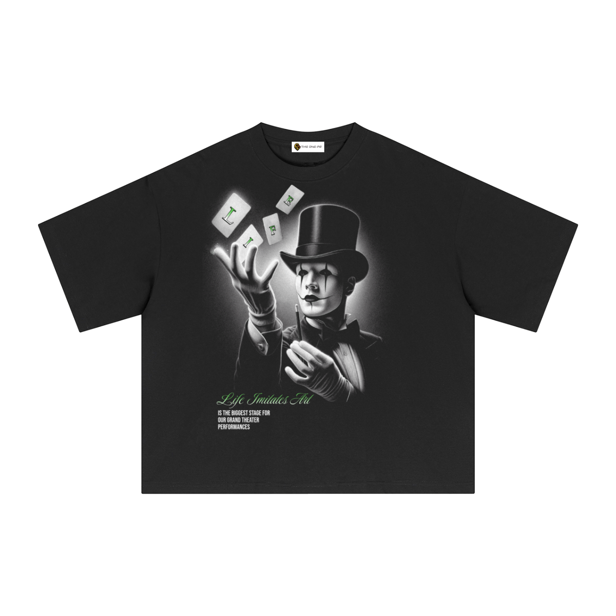 Life Imitates Art Camiseta Boxy
