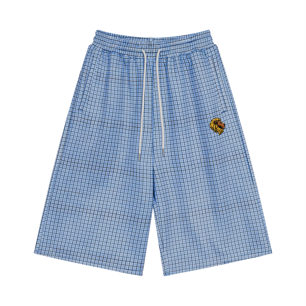 The One Plaid Drawstring Shorts
