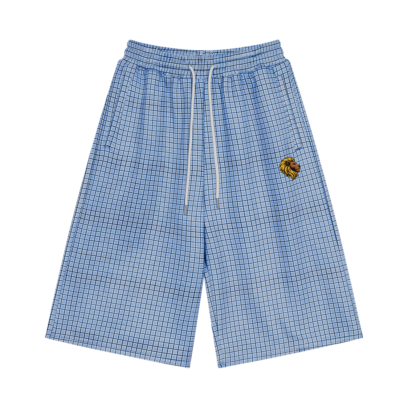 The One Plaid Drawstring Shorts