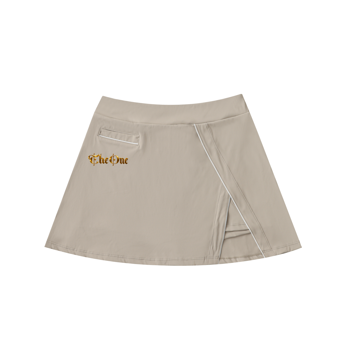 High-Waist A-Line Skirt