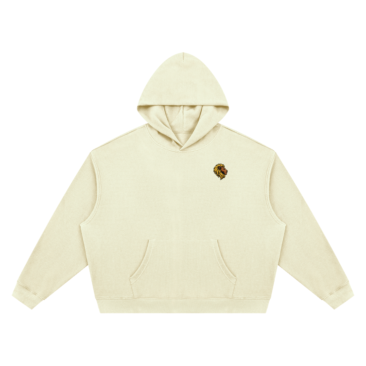 The One Sudadera con Capucha Waffle Boxy