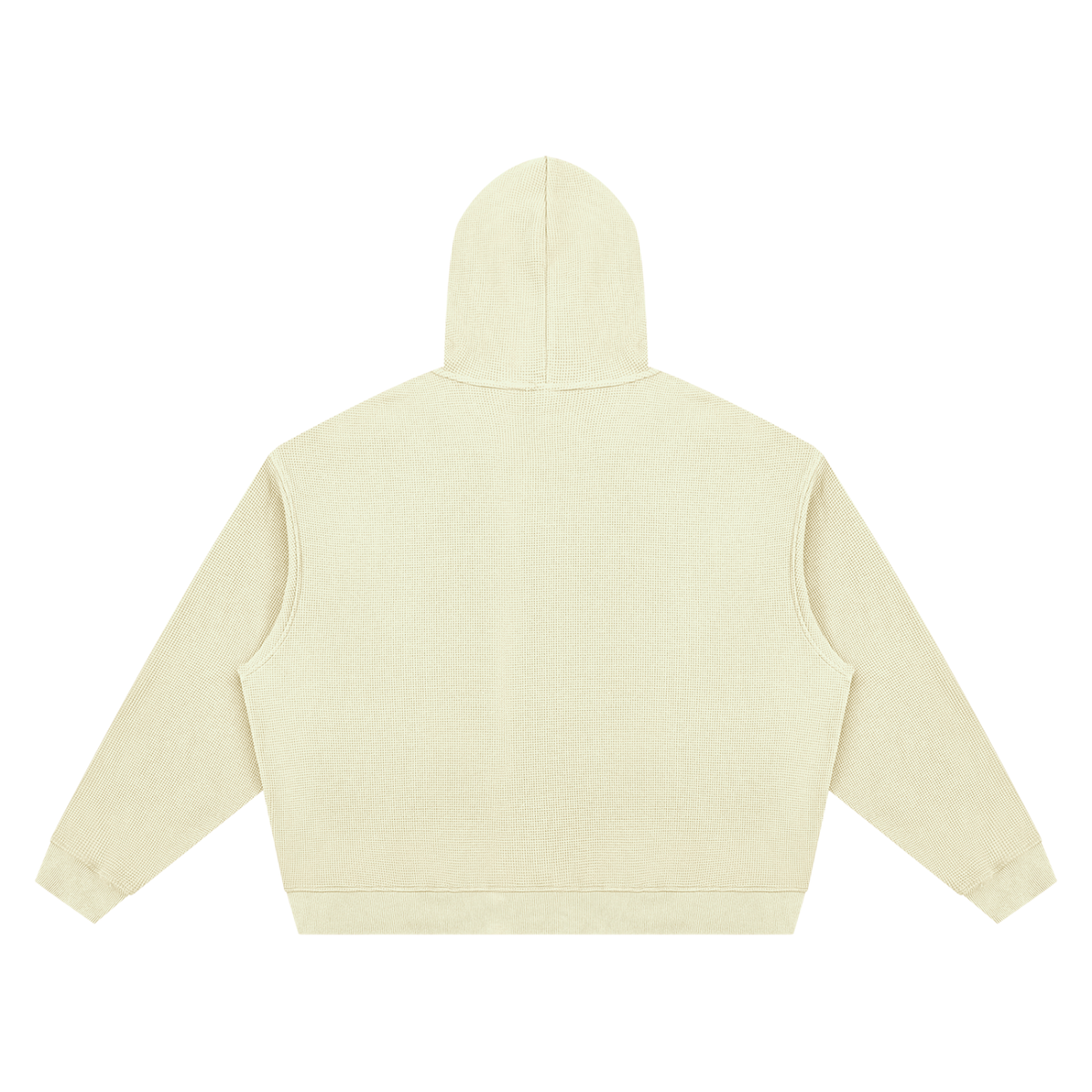 The One Sudadera con Capucha Waffle Boxy