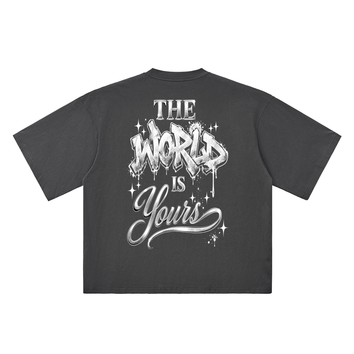 The World is Your Oversized Drop-Shoulder T-Shirt