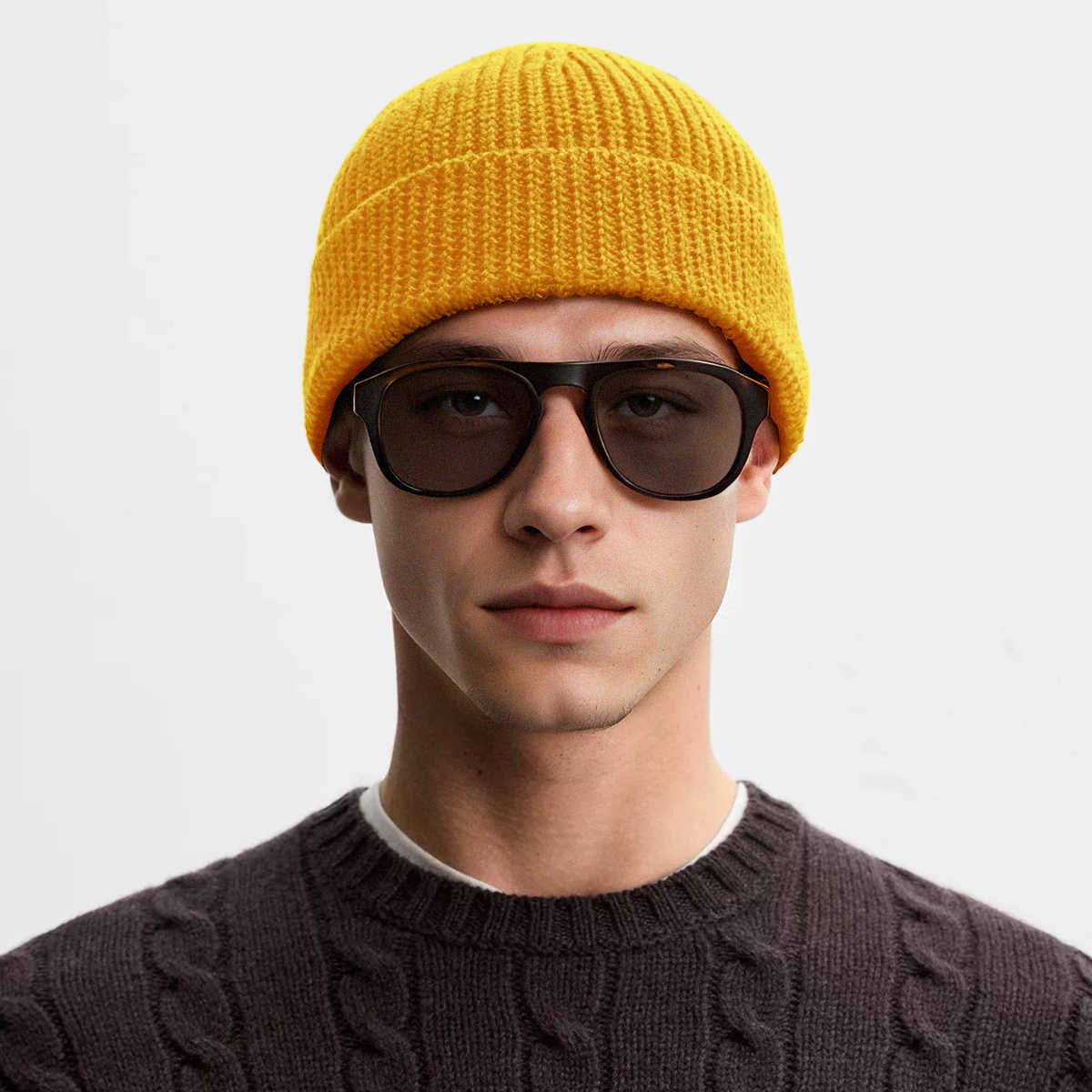 Unisex Thick Knit Beanie - The One PR