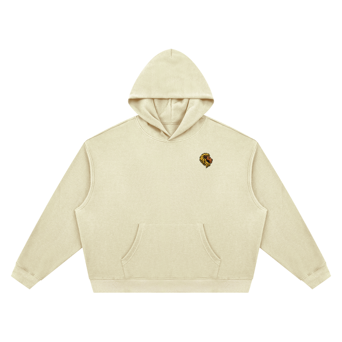 The One Sudadera con Capucha Waffle Boxy