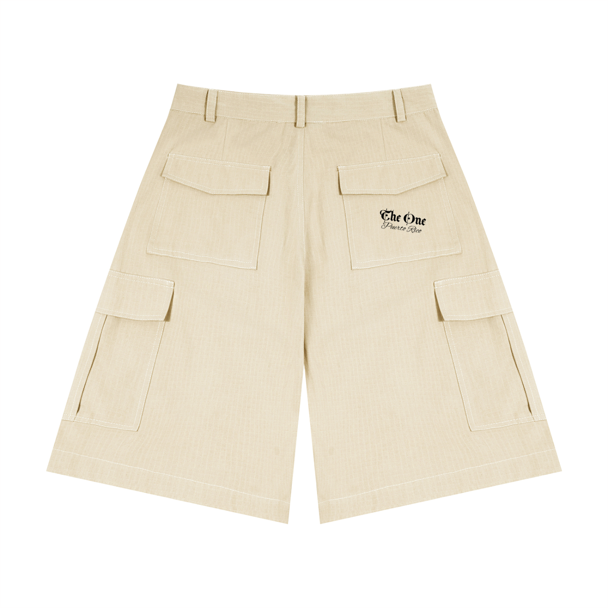 The One Pantalones Cortos Cargo Tejidos