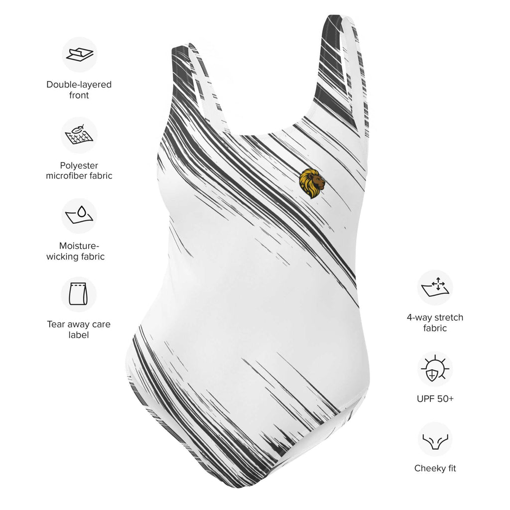 Black & White One-Piece Swimsuit | Cheeky Fit | Chlorine Resistant | The One PR