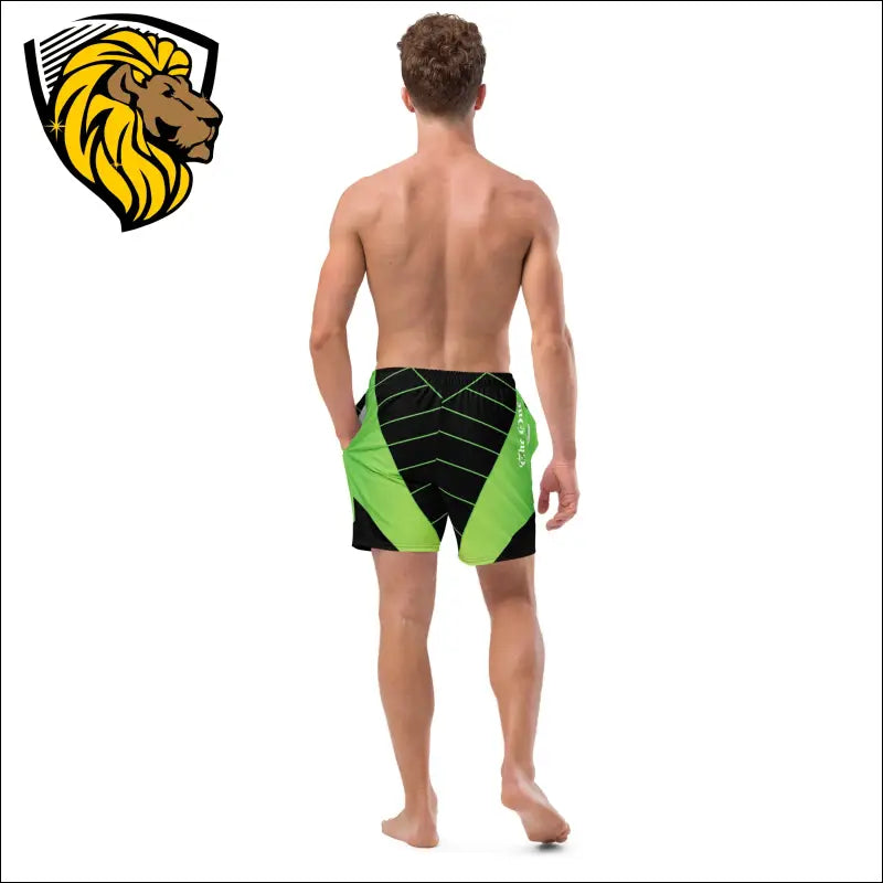 Black&Green Swim Trunk