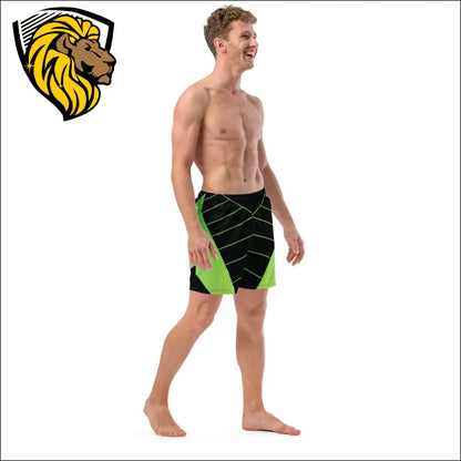 Black&Green Swim Trunk