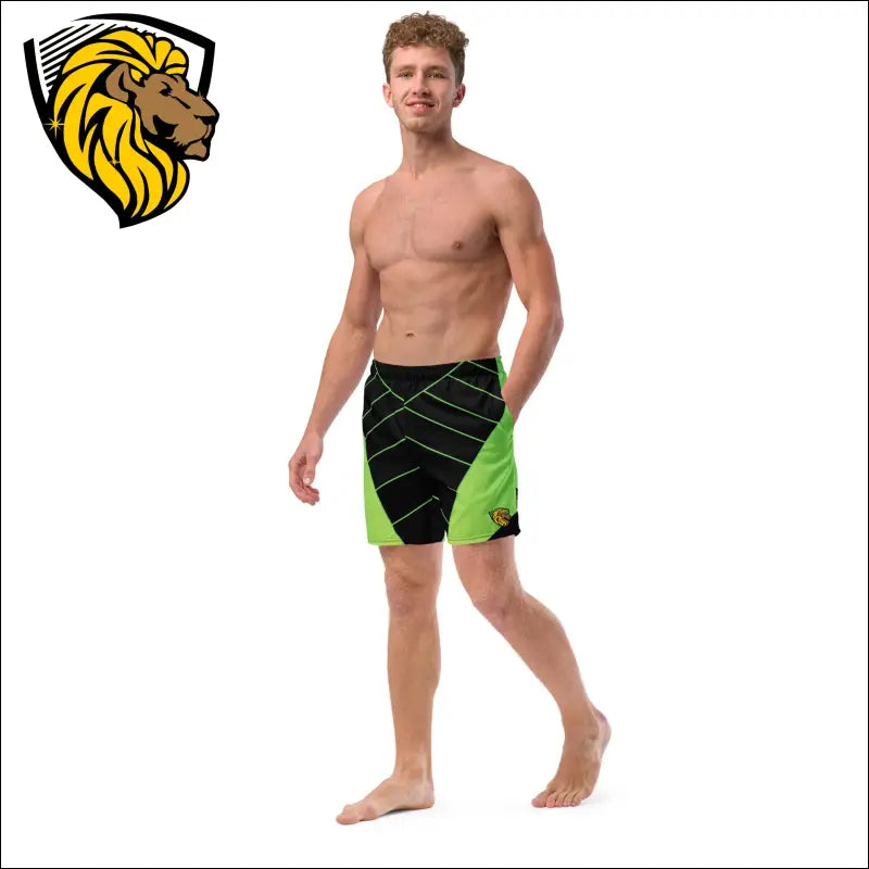 Black&Green Swim Trunk