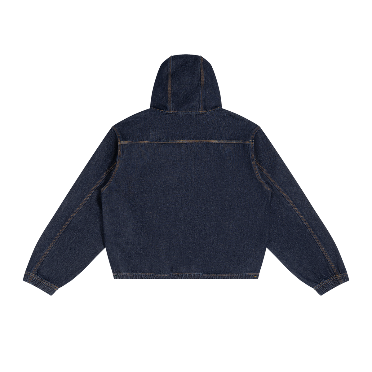 The One Chaqueta Vaquera con Capucha Lavado Vintage Boxy