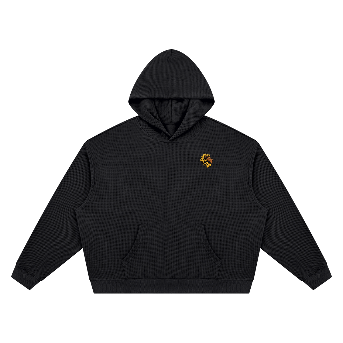 The One Sudadera con Capucha Waffle Boxy