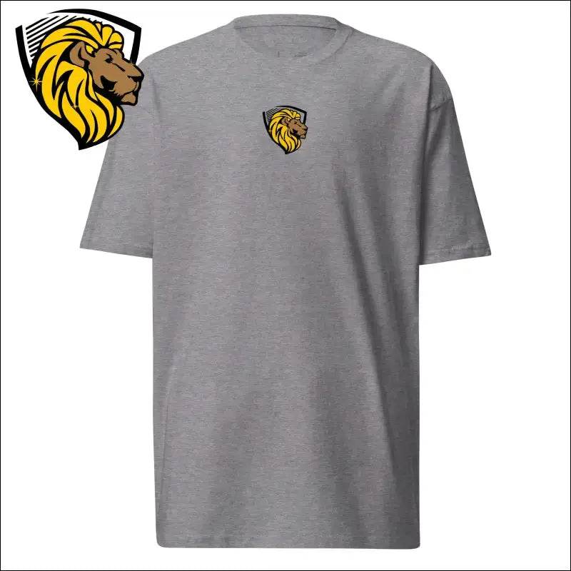 Colorful Day heavyweight tee• 100% combed ring-spun cotton
• Charcoal Heather and Carbon Grey is 60% cotton and 40% polyester
• Fabric weight: 6.5 oz/yd² (220 g/m²)
• 20 singles
• Regular fit
•The One PR