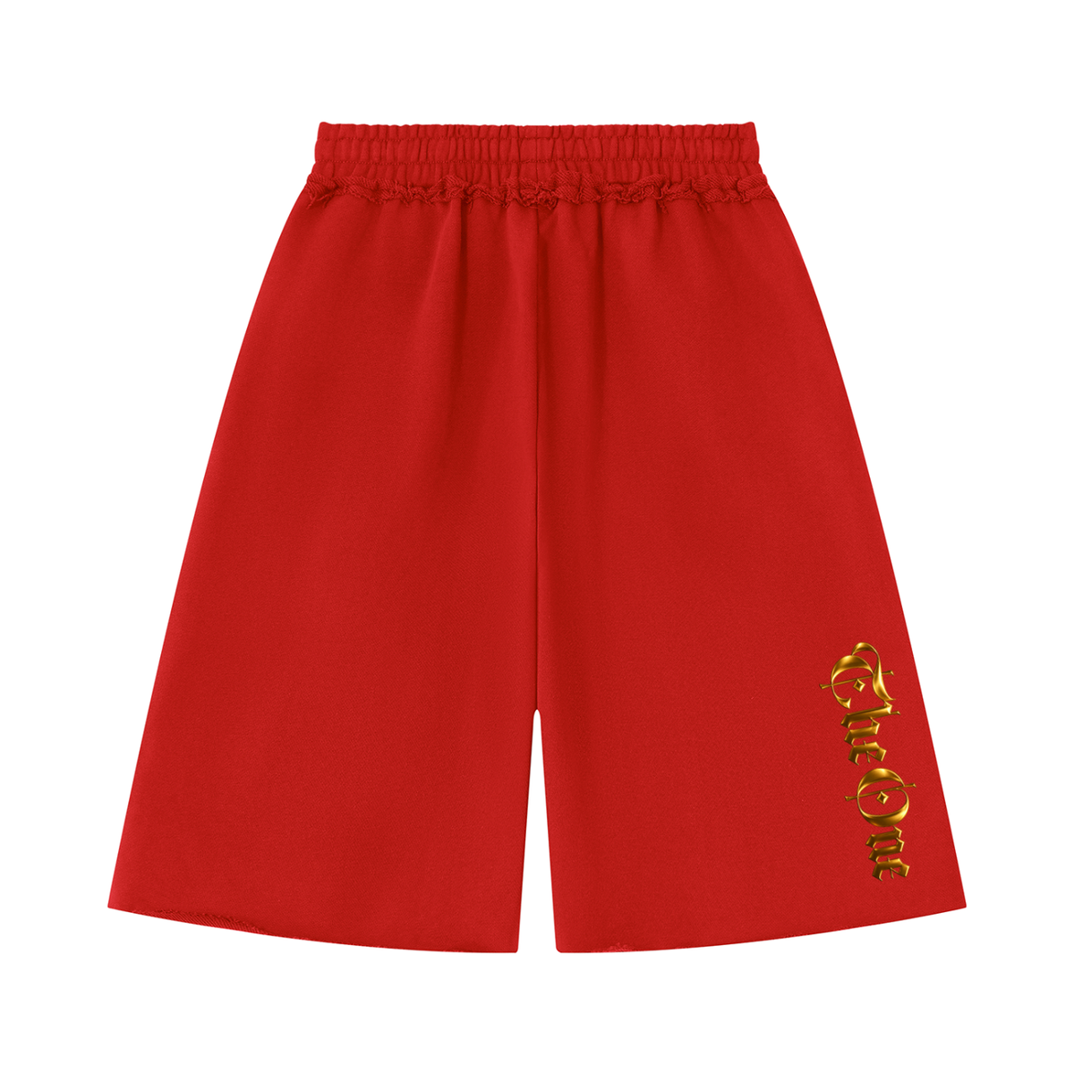 The One Pantalones Cortos Gruesos Bordes sin Rematar