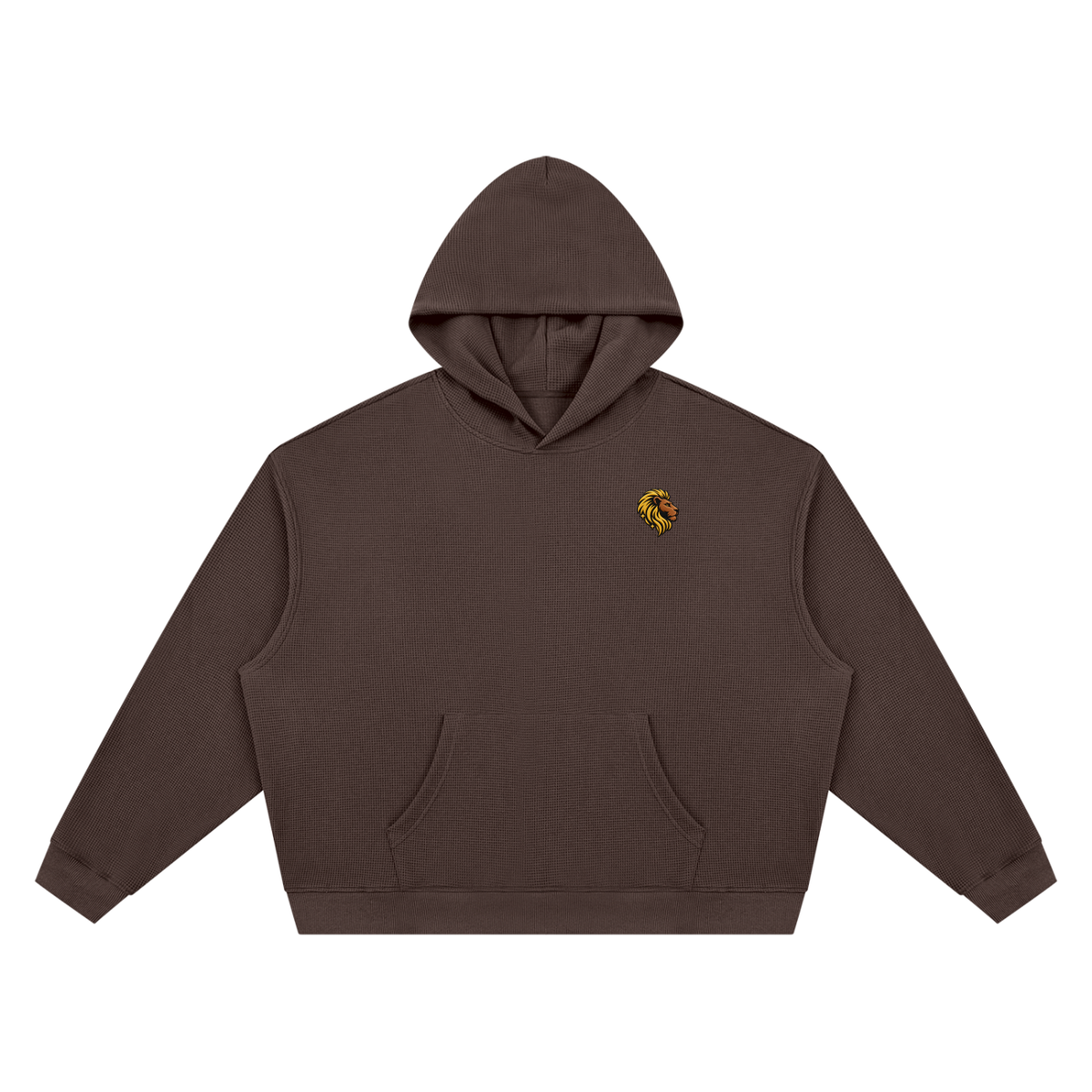 The One Sudadera con Capucha Waffle Boxy