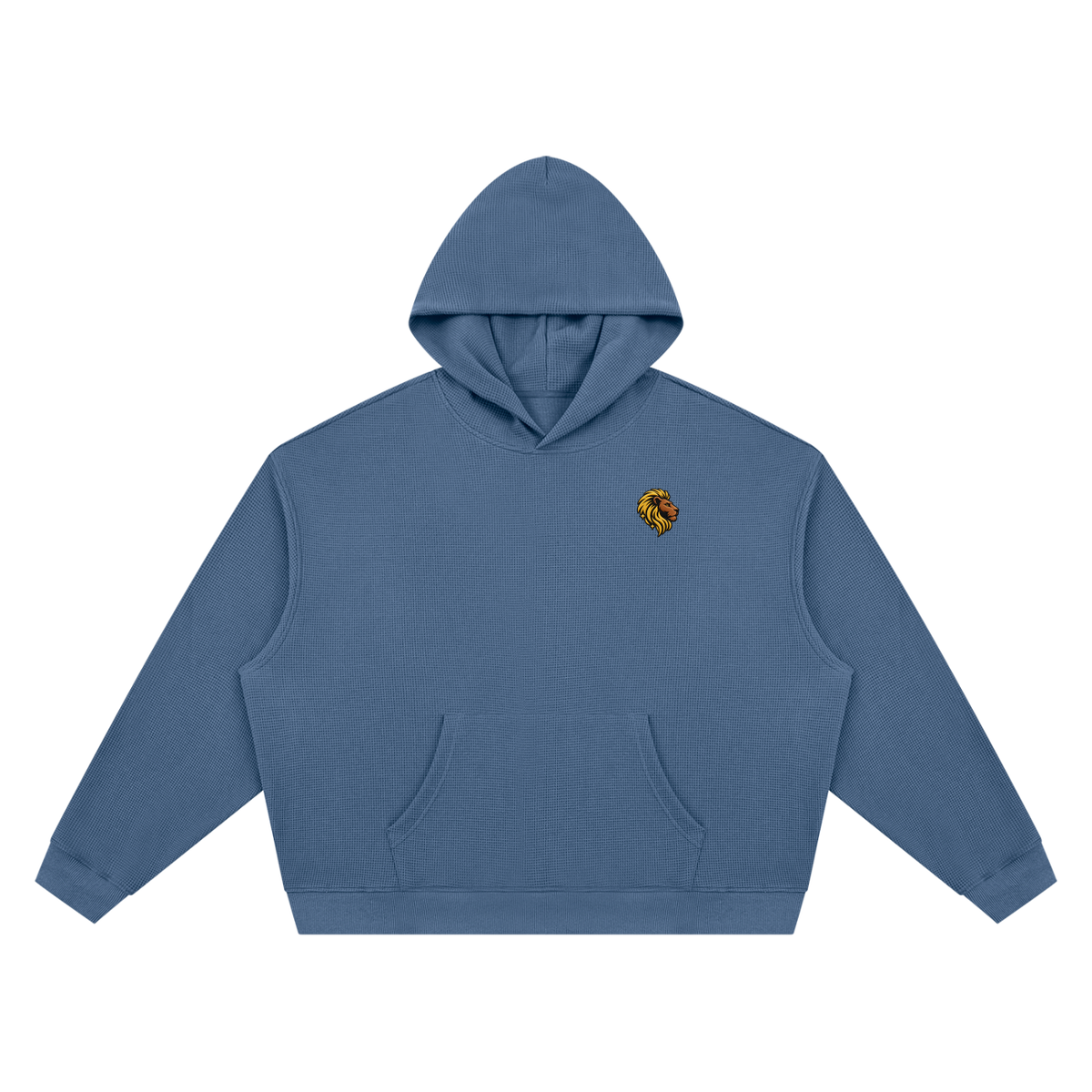 The One Sudadera con Capucha Waffle Boxy