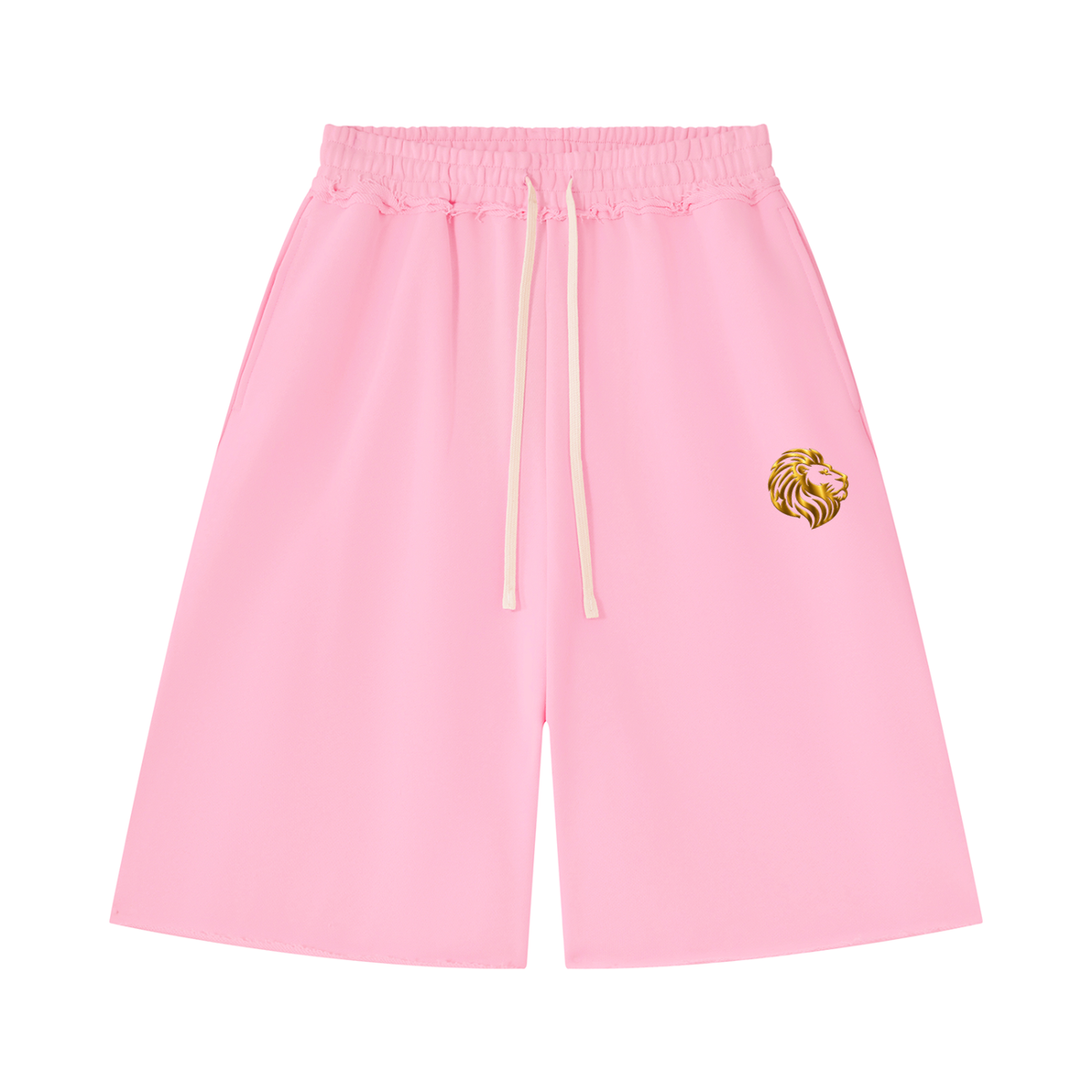 The One Pantalones Cortos Gruesos Bordes sin Rematar