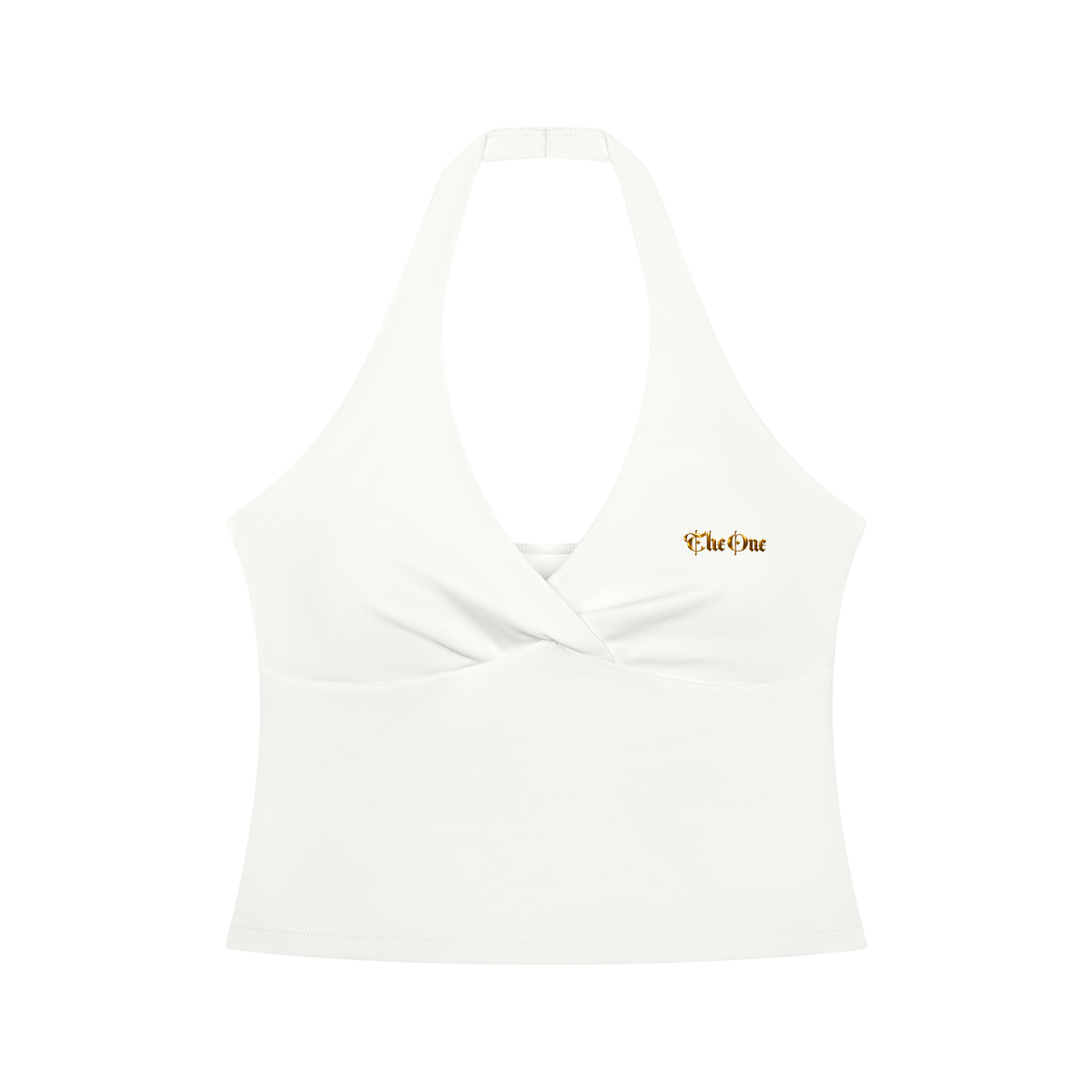 The One Top Halter Fruncido