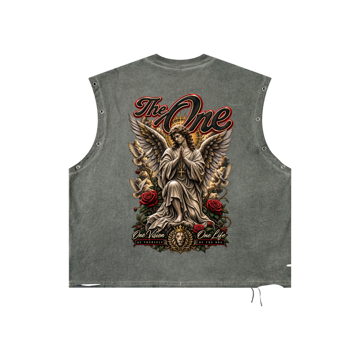 One Vision Camiseta sin Mangas con Ojales