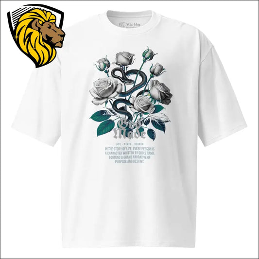 God Made Unisex Oversized heavyweight t-shirt The One PR God Made Oversized T-Shirt - Stylish & Comfortable Wear The One PR