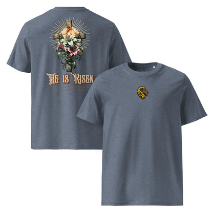HE is Risen Tshirt The One PR HE is Risen T-Shirt - Organic, Medium Fit, Thoughtfully Made The One PR