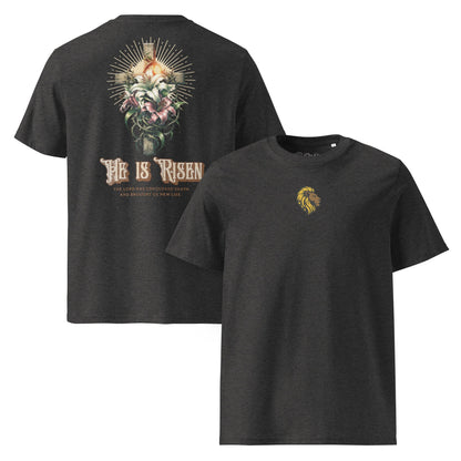 HE is Risen Tshirt The One PR HE is Risen T-Shirt - Organic, Medium Fit, Thoughtfully Made The One PR