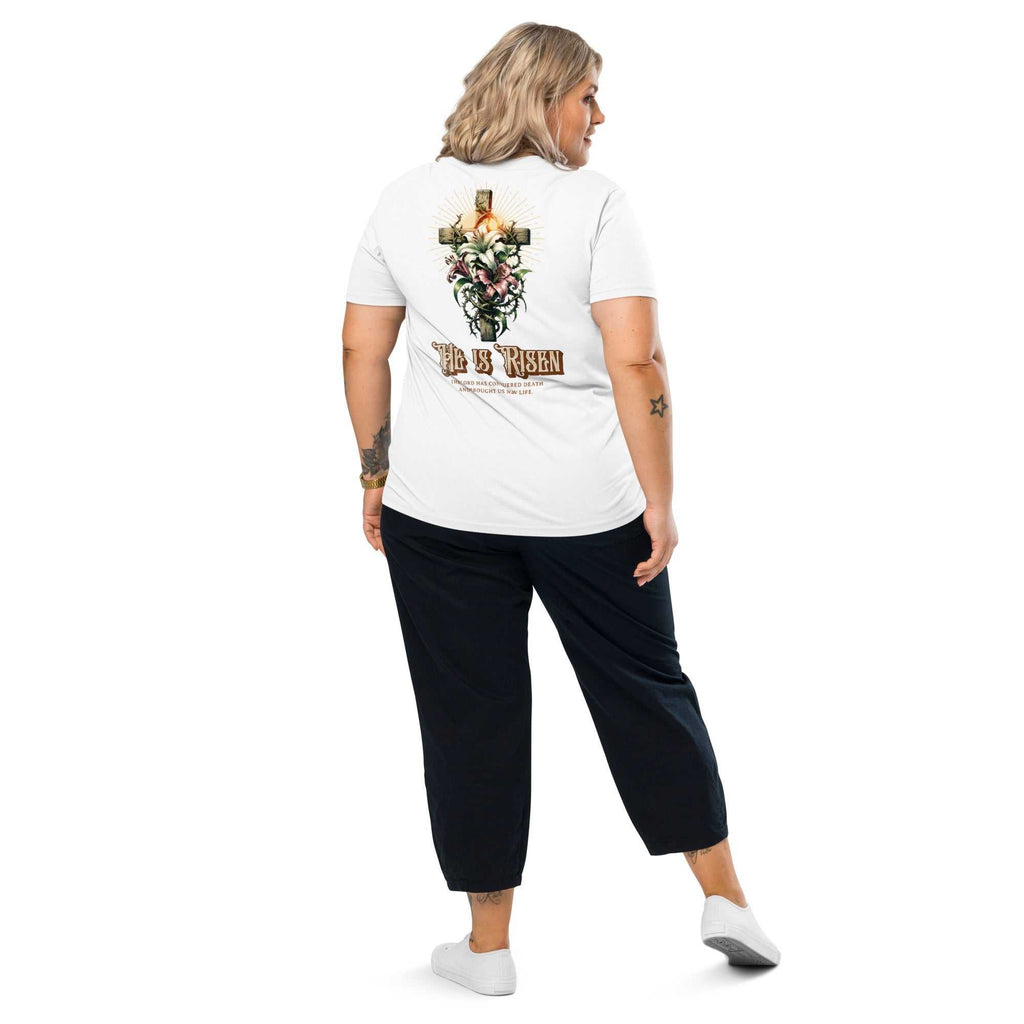 He is Risen organic cotton t-shirt High-Quality Eco T-Shirt "He is Risen" - The One PR Collection The One PR