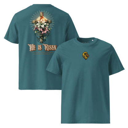 HE is Risen Tshirt The One PR HE is Risen T-Shirt - Organic, Medium Fit, Thoughtfully Made The One PR