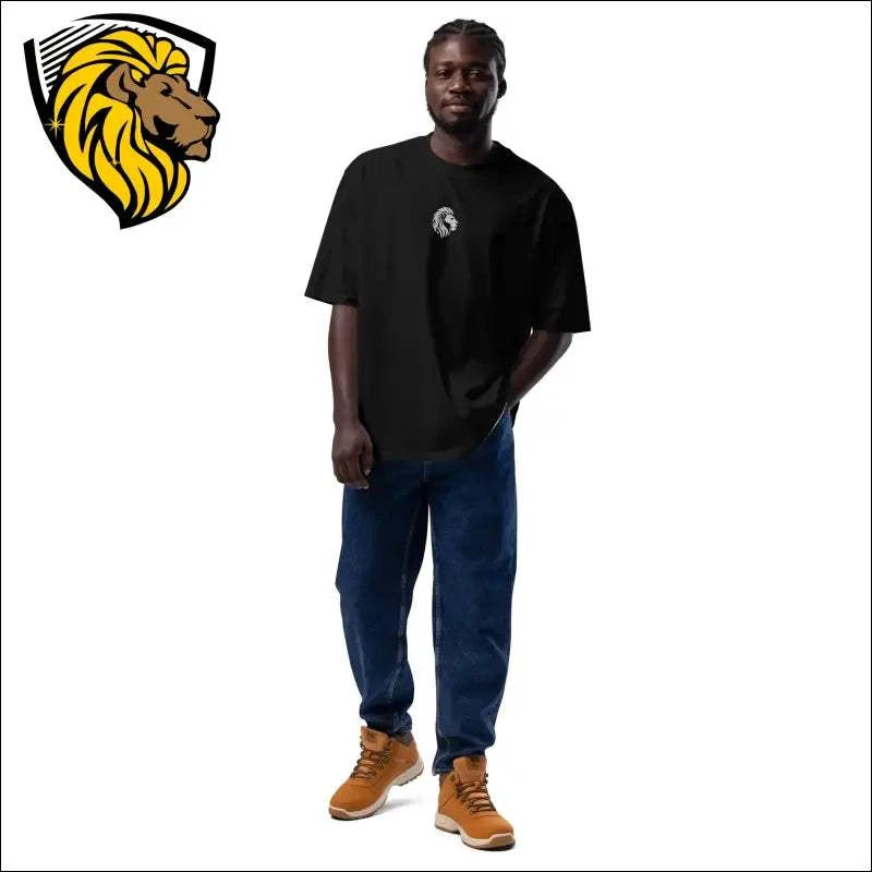 Oversized Black T-Shirt for Men: Unisex Fit, Premium Cotton | The One PR