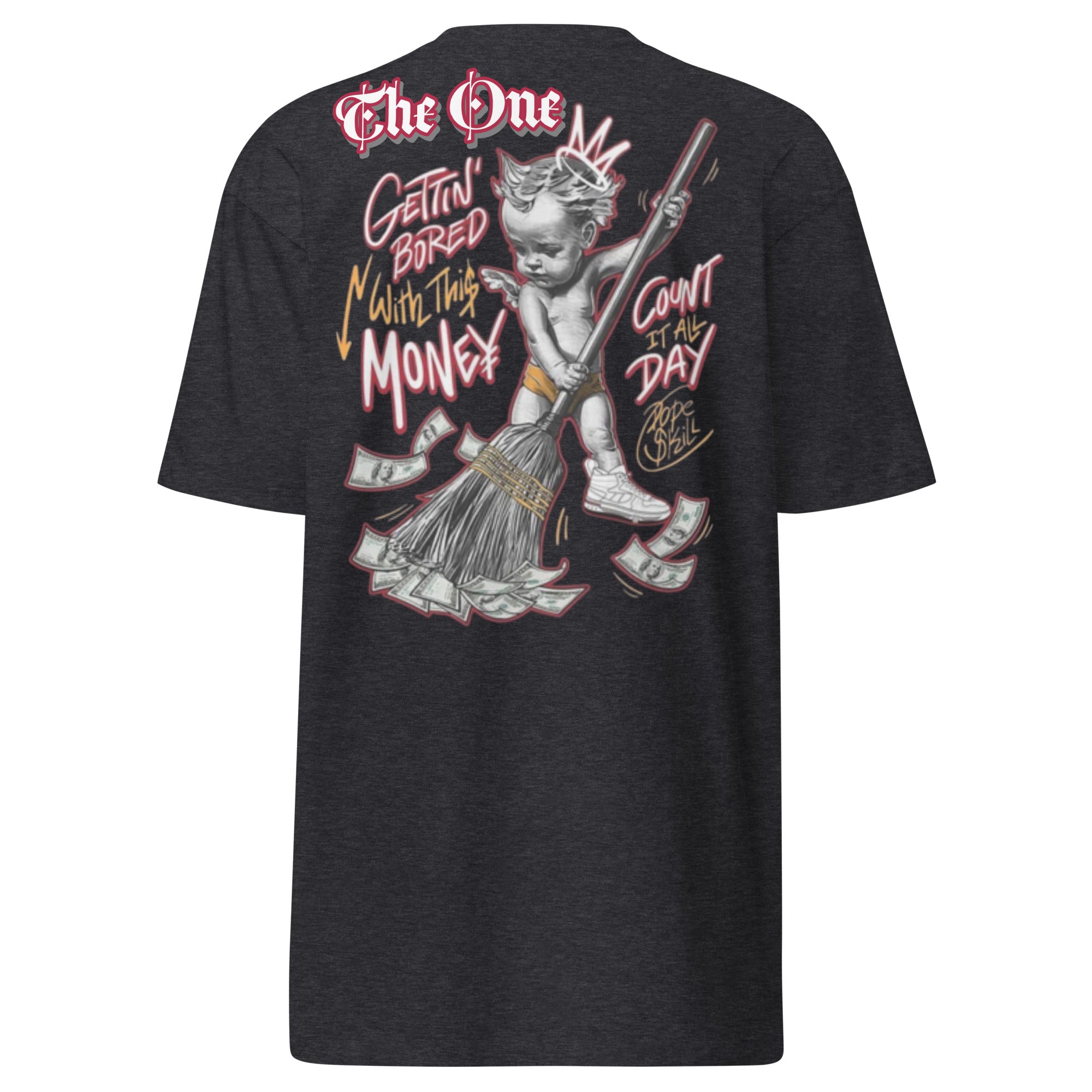 Money Angel Graphic T-Shirt - The One PR Premium Heavyweight Tee