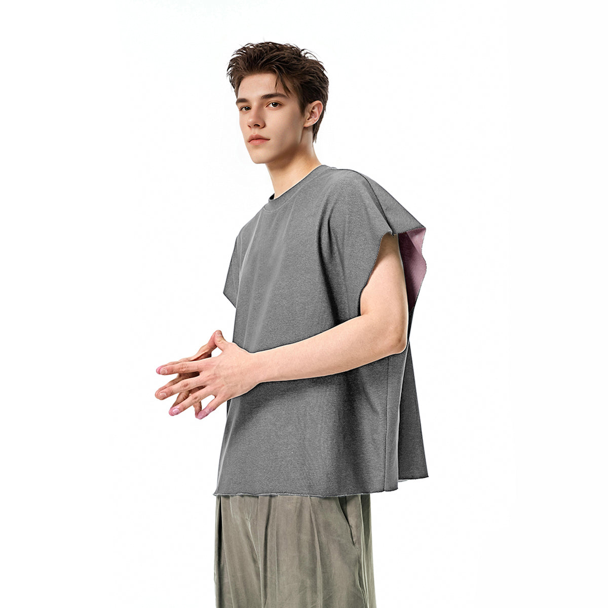 Unisex Heavyweight Boxy Fit Cropped T-Shirt