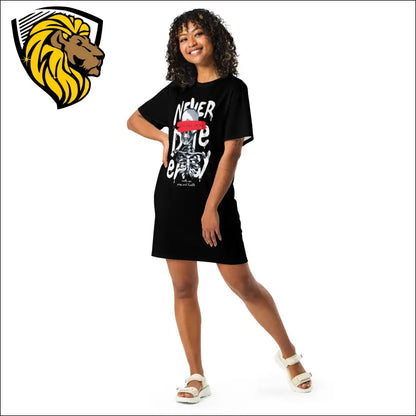 Never Die Easy T-shirt dress