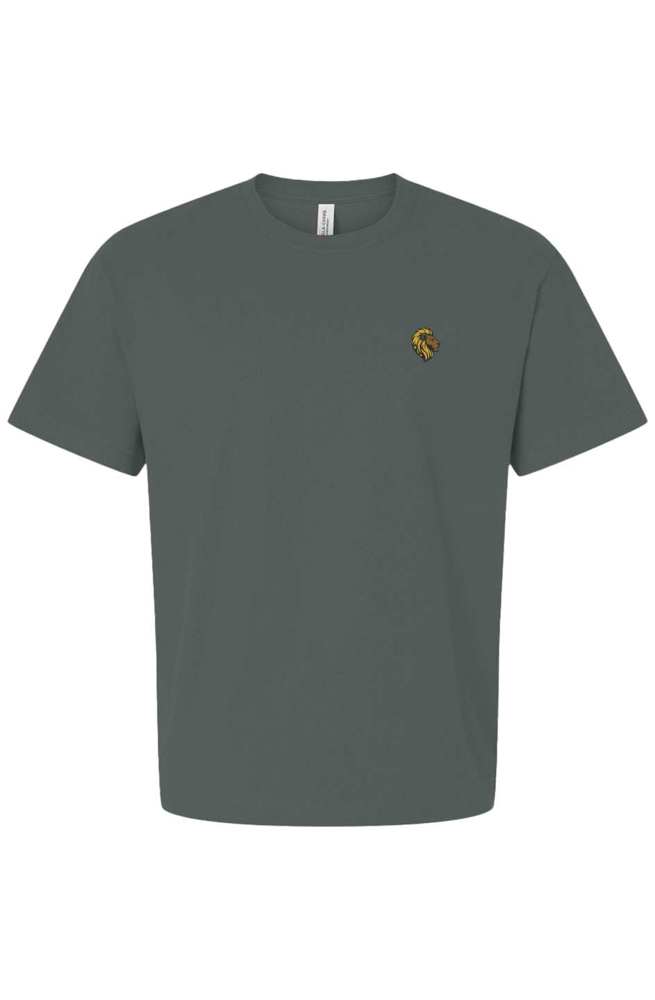 The One PR: Boxy Heavy Tee - Lion Head Design, Unisex Fit, Durable Style. Shop Now!