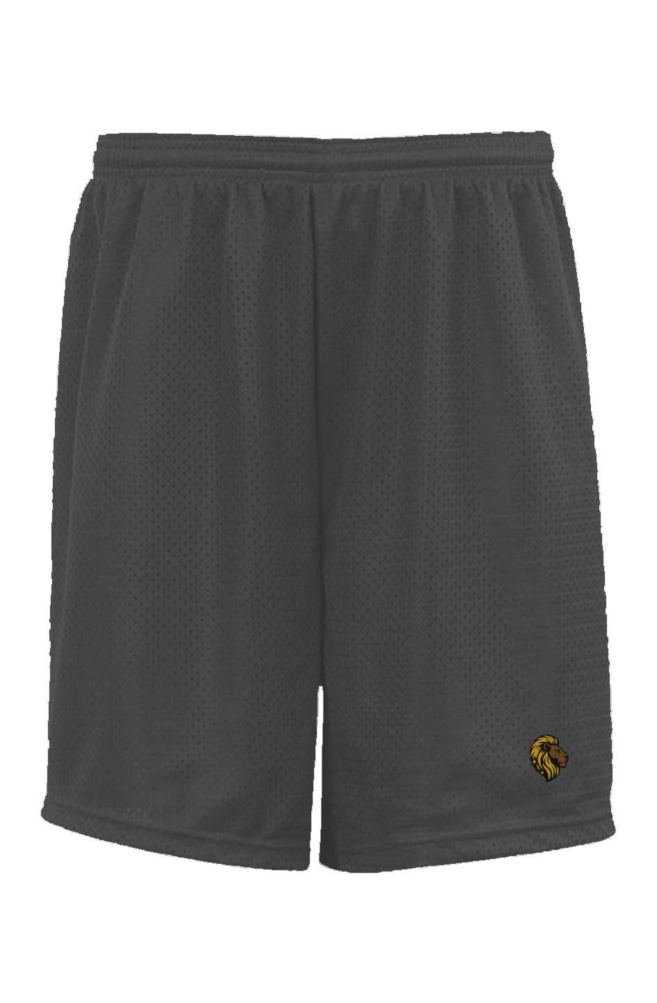 Black Mesh Shorts for Men - The One PR Basketball Athletic Shorts with Logo - Moisture Wicking Plus Size Casual Gym Wear
