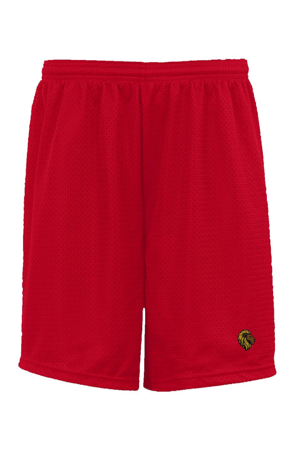 Men's Red Mesh Shorts | Breathable Workout Shorts - The One PR