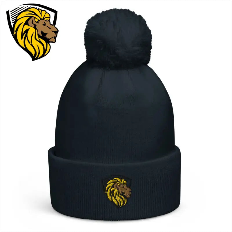 The One Classic Pom pom beanie - French Navy