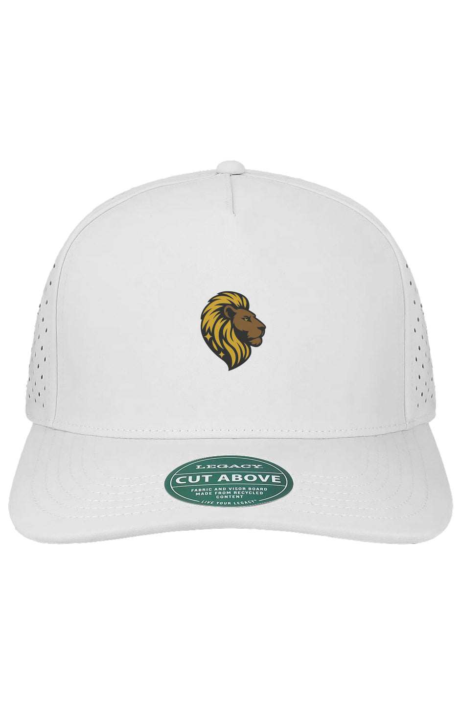 The One PR Lion Logo Cap: Stylish Cotton Snapback Hat - Cut Above Legacy Design | Recycled Materials